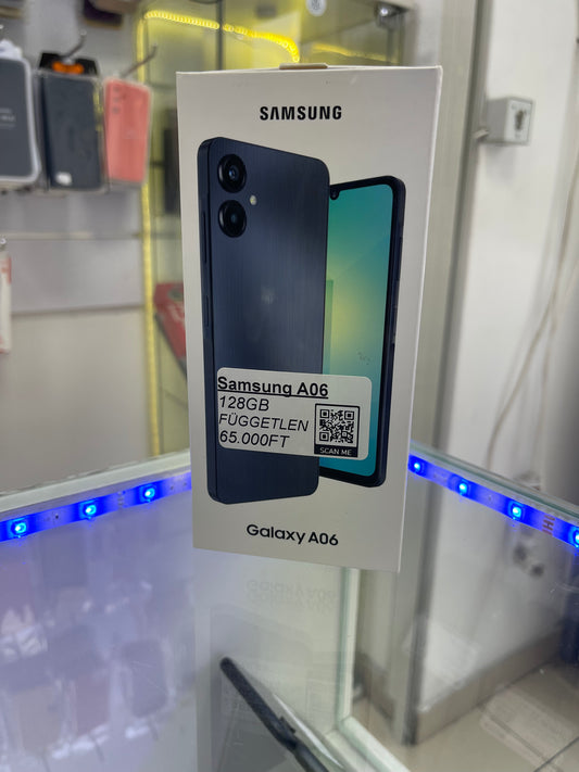 Samsung A06-128GB-Kártyafüggetlen- ÚJ Bontatlan