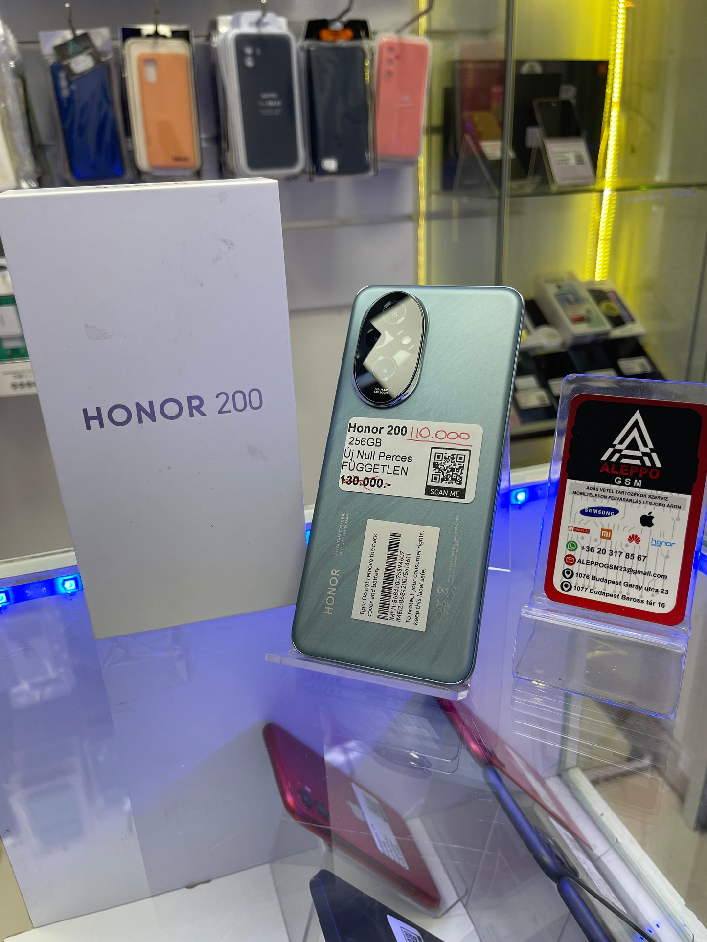 Honor 200 - 256GB- Kártyafüggetlen- ÚJ Null Perces